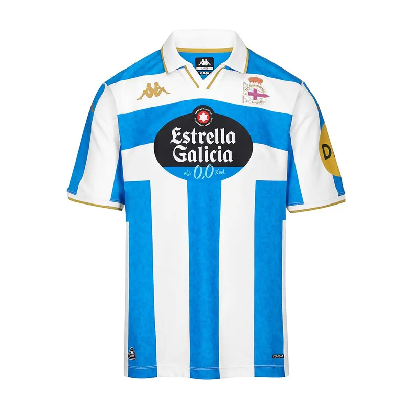 Maillot Kombat Home Deportivo 25/26 Bleu Enfant