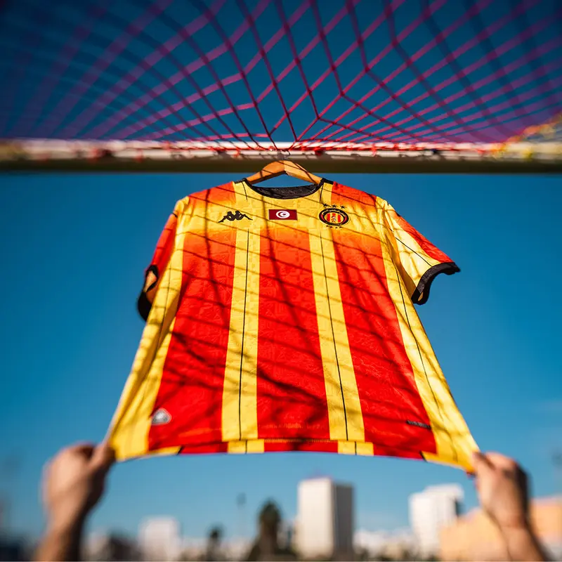 Maillot Kombat Home Espérance Tunis 25/26 Rouge Homme
