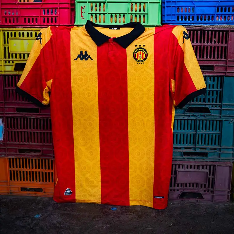 Maillot Kombat Home WC Espérance Tunis 25/26 Rouge Homme