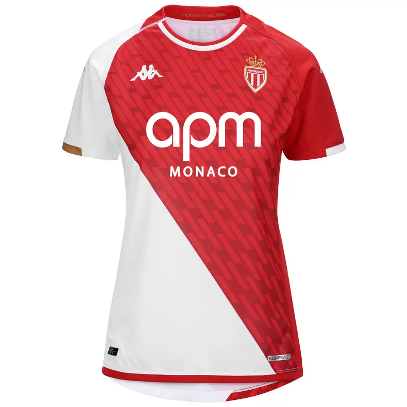 Maillot Kombat Lady AS Monaco Home 23/24 Rouge Femme