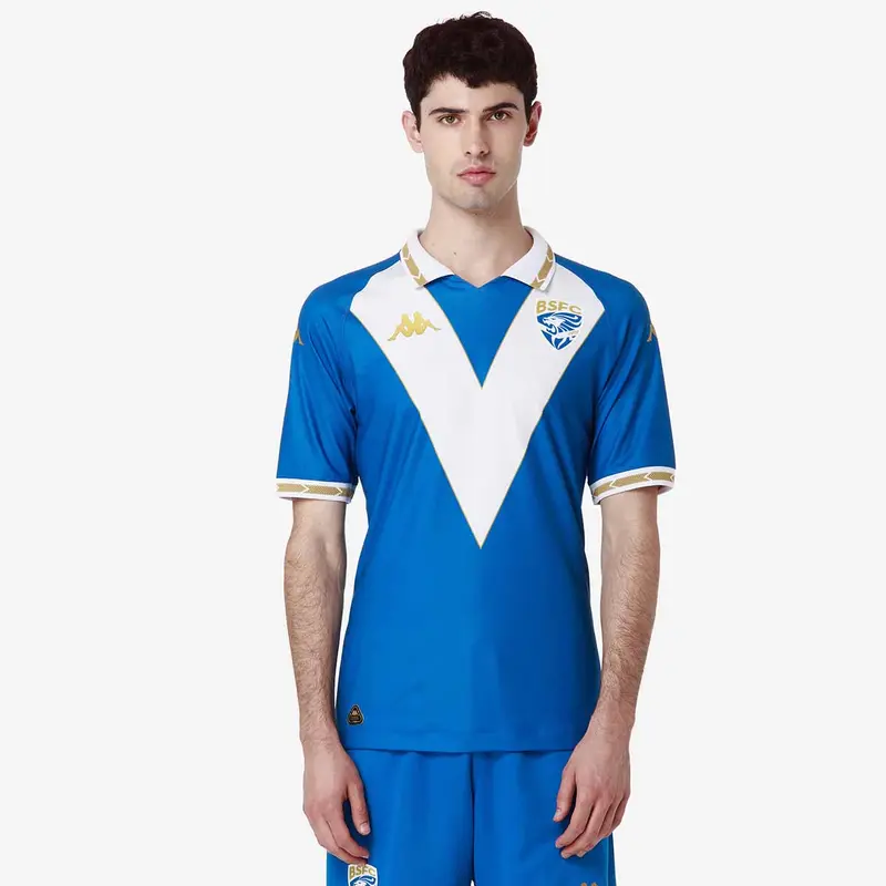 Maillot Kombat Pro Home Brescia 24/25 Bleu Homme
