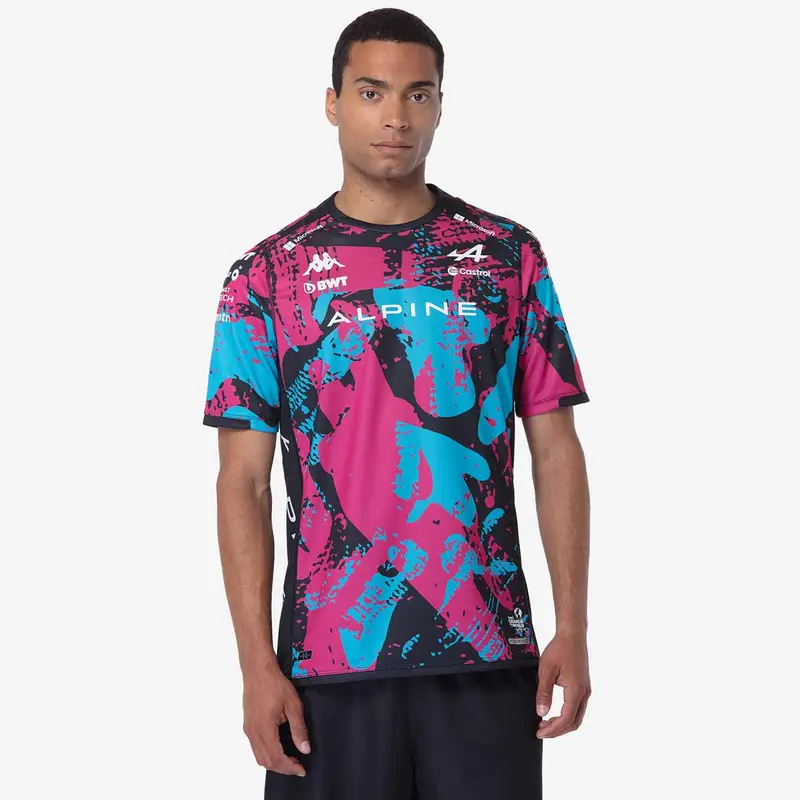 Maillot Kombat Silverstone BWT Alpine F1 Team 2024 Noir Homme