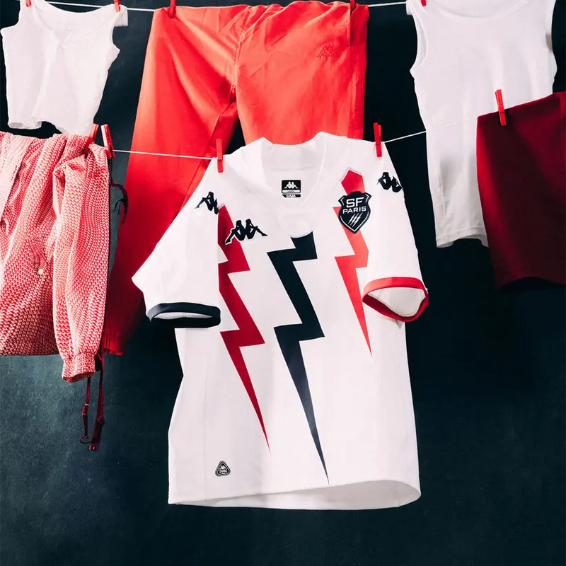 Maillot Kombat XXV Stade Francais Paris 25/26 Blanc Homme