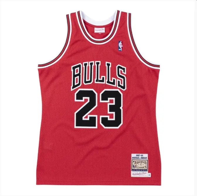 Maillot NBA Michael Jordan Chicago Bulls 1987-88 Mitchell&Ness authentic