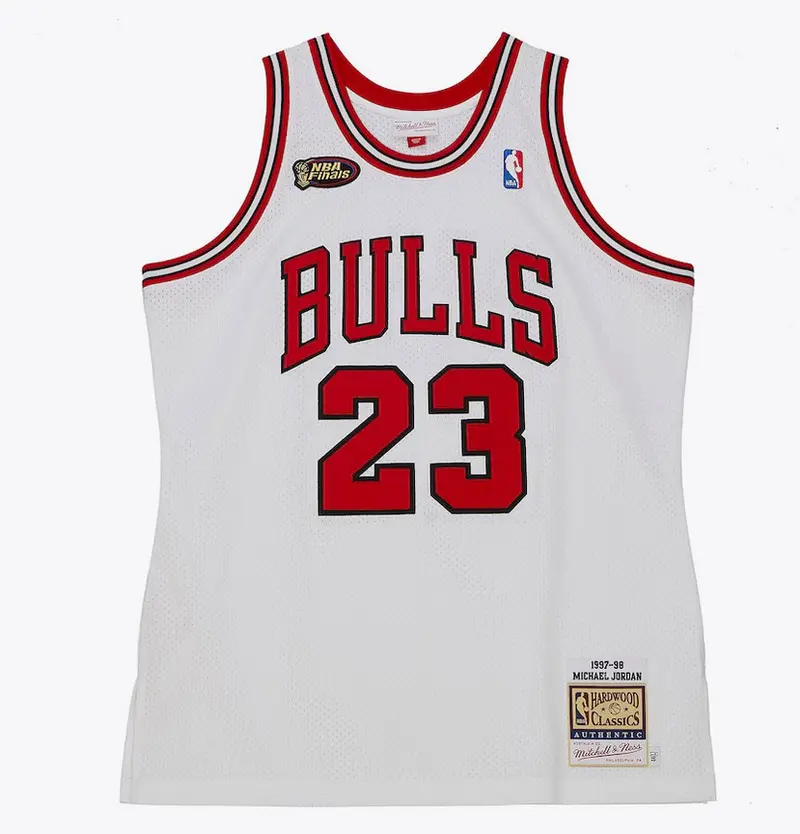 Maillot NBA Michael Jordan Chicago Bulls 1997-98 Mitchell&Ness authentic NBA Finals