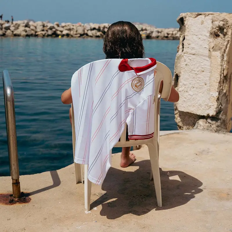 Maillot Plato Away US Endoume 25/26 Blanc Homme