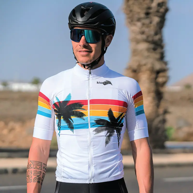 Maillot vélo Malibu White