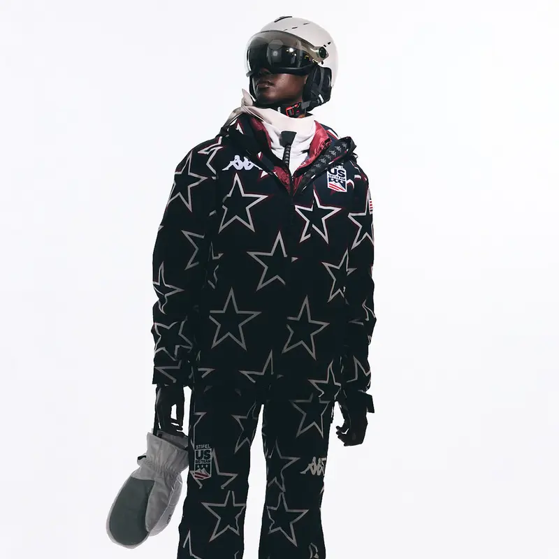 Manteau 8Cento 810G US Ski Team Bleu Femme