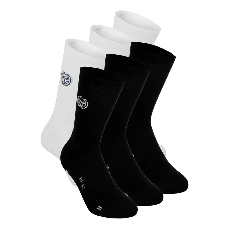 Matayo Crew Tech Chaussettes De Tennis-Noir,Blanc
