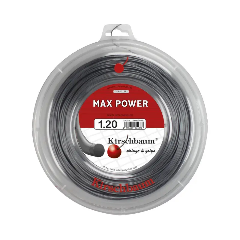 Max Power Bobine Cordage 200m-Anthracite