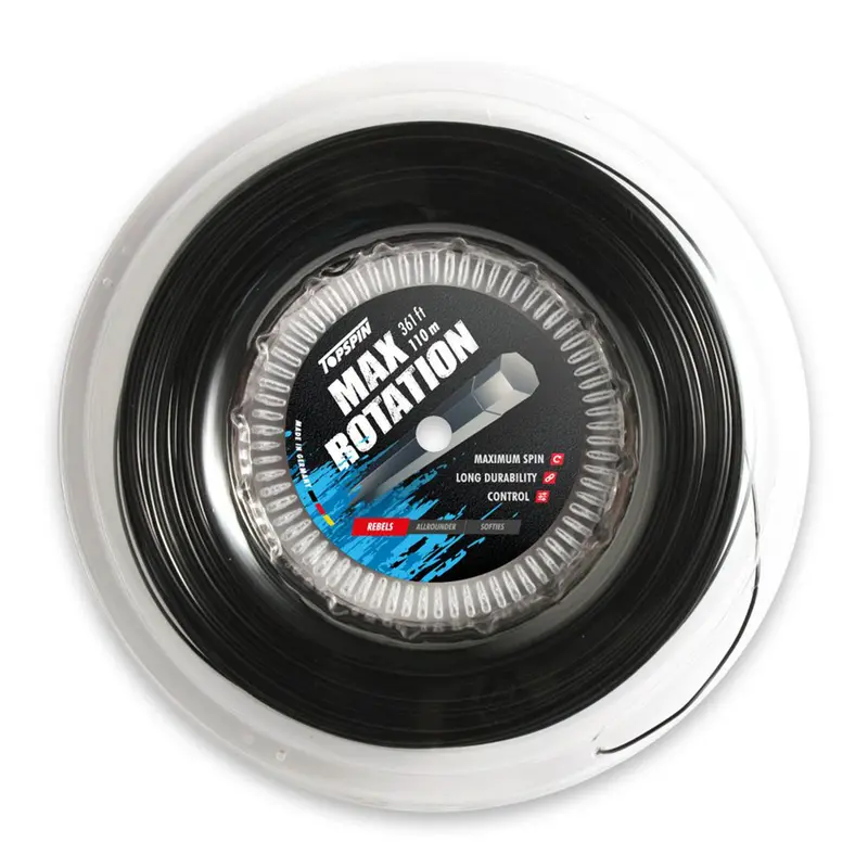Max Rotation Bobine cordage 110m - noir