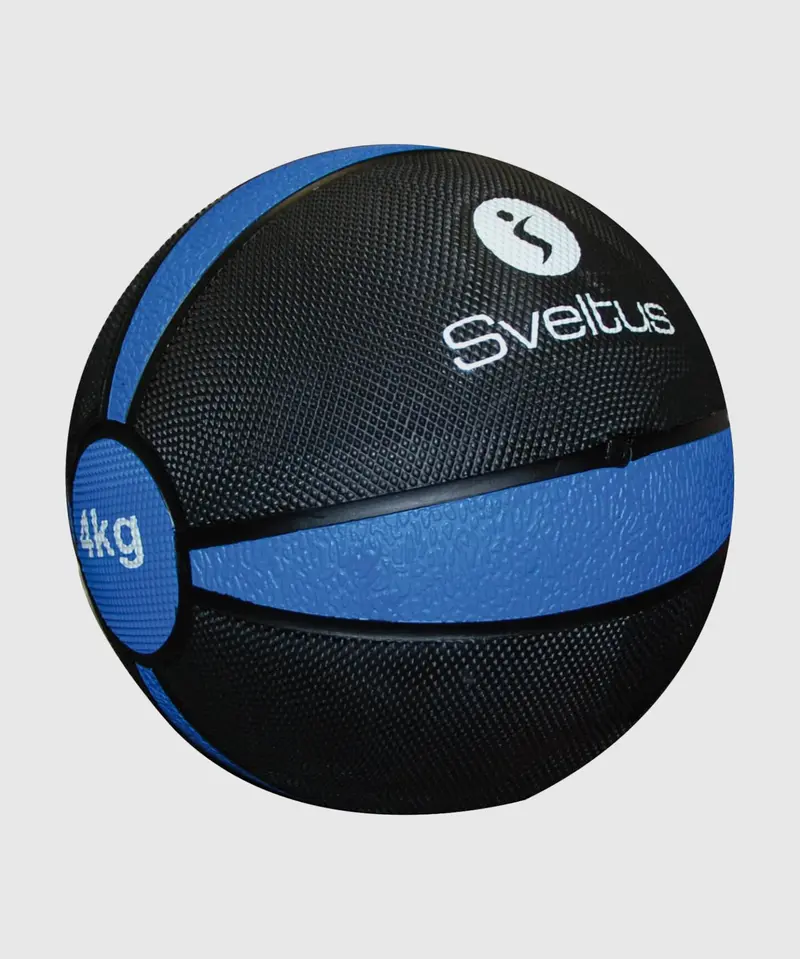 Medecine Ball Sveltus - 4 Kg - Noir/Bleu