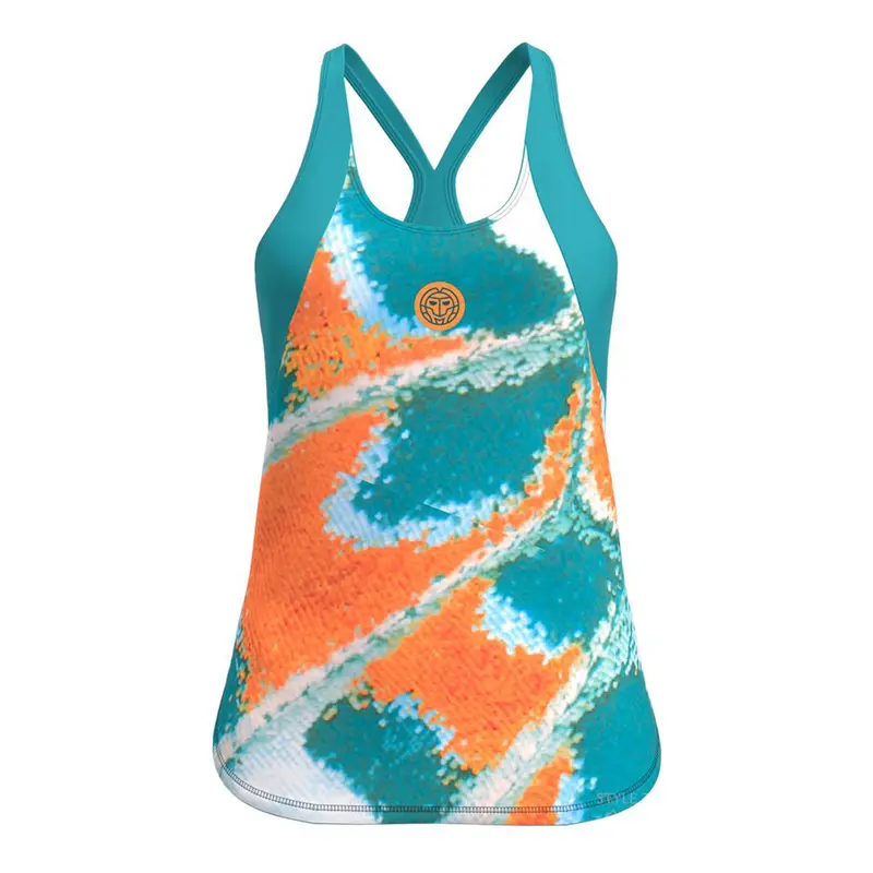 Melbourne 2025 Débardeur Tank Top Femmes-Bleu Petrol, Orange