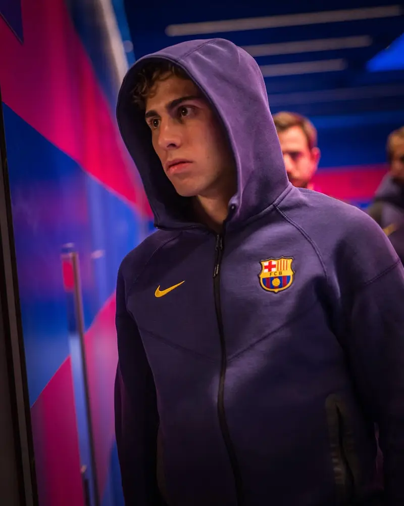 Men's jacket tech fleece Barça Nike - Navy