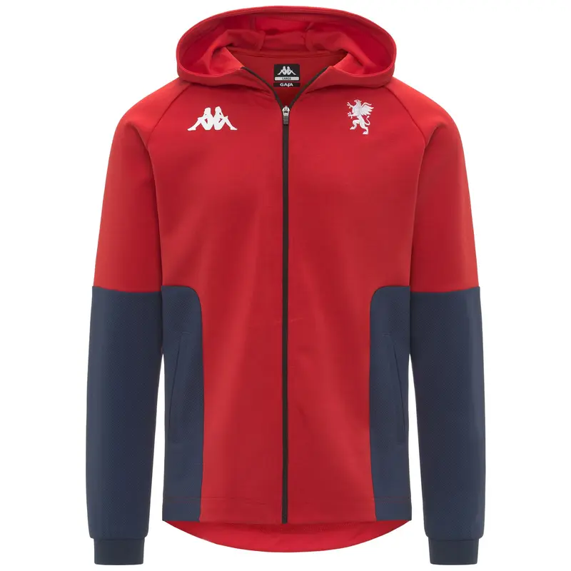 MEQUO GENOA - Fleece - Jacket - Man - Red-Blue Dk