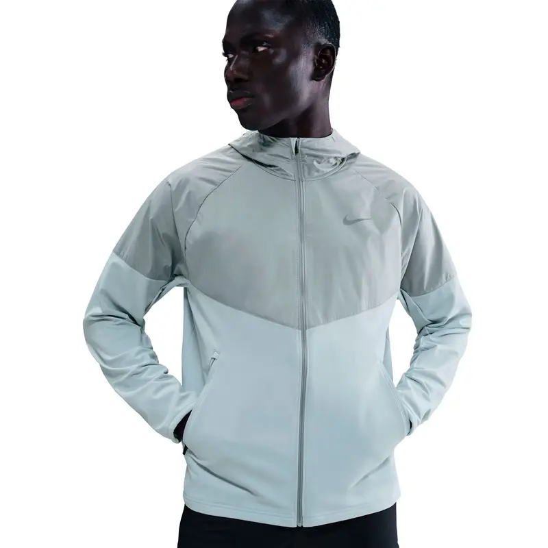 Miler Veste running Hommes - gris, argent
