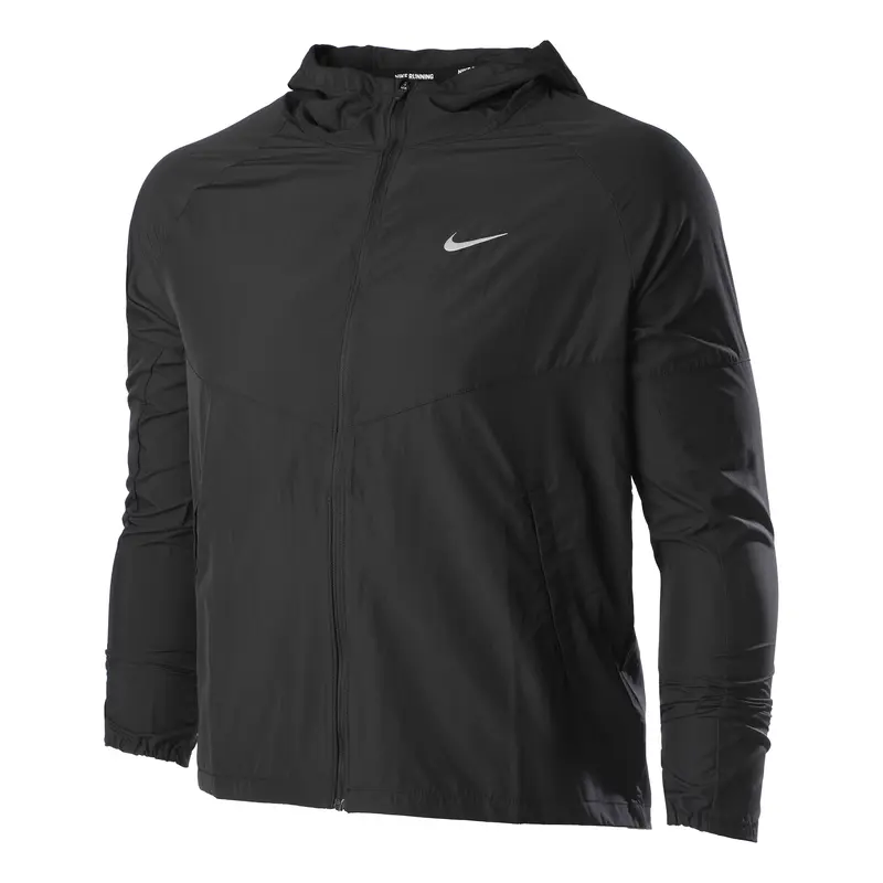 Miler Veste running Hommes - noir, argent