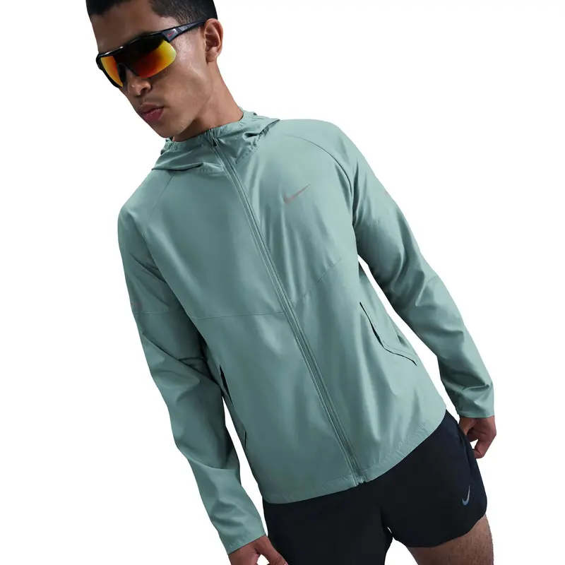 Miler Veste running Hommes - turquoise, argent