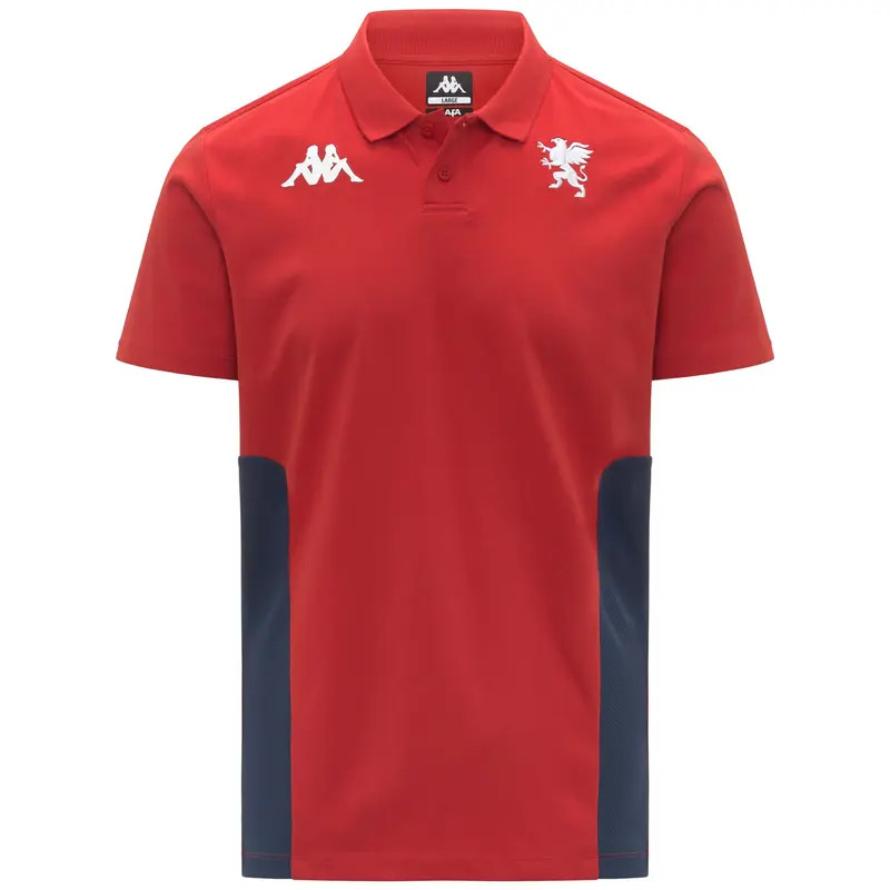 MINDITTI GENOA - Polo Shirts - Polo - Man - Red-Blue Dk