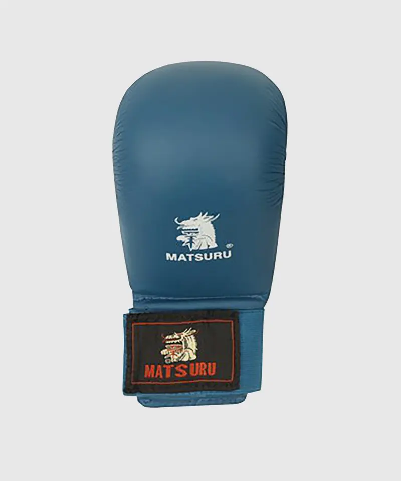 Mitaines officielles Matsuru FF Karaté – Bleu