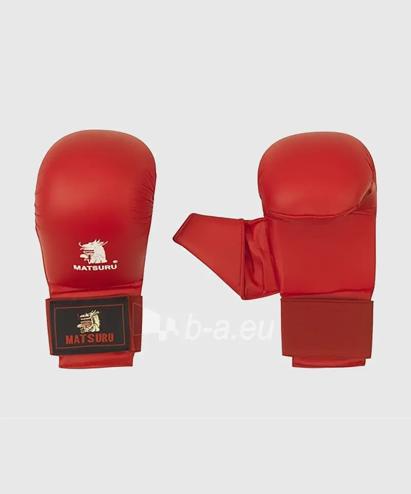 Mitaines officielles Matsuru FF Karaté – Rouge