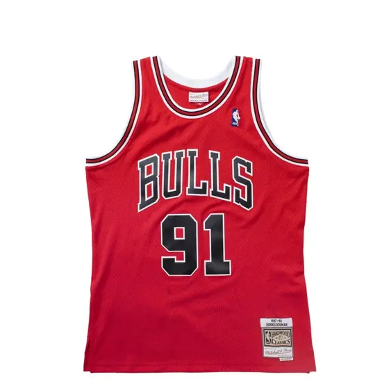 MITCHELL & NESS RETRO CHICAGO BULLS DENNIS RODMAN #91