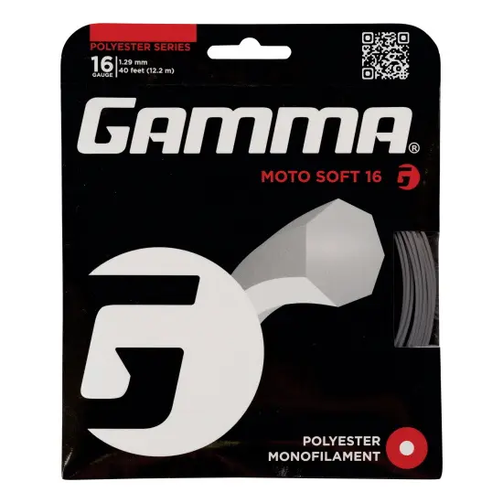 Moto Soft Charcoal Cordage En Garniture 12,2m-Gris