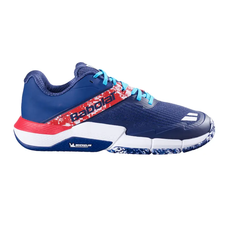 Movea 2 Men Chaussures Padel Hommes-Bleu Foncé,Rouge