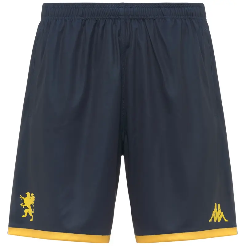MOVIO GENOA - Shorts - Sport Shorts - Man - Blue Dk-Yellow Dandelion