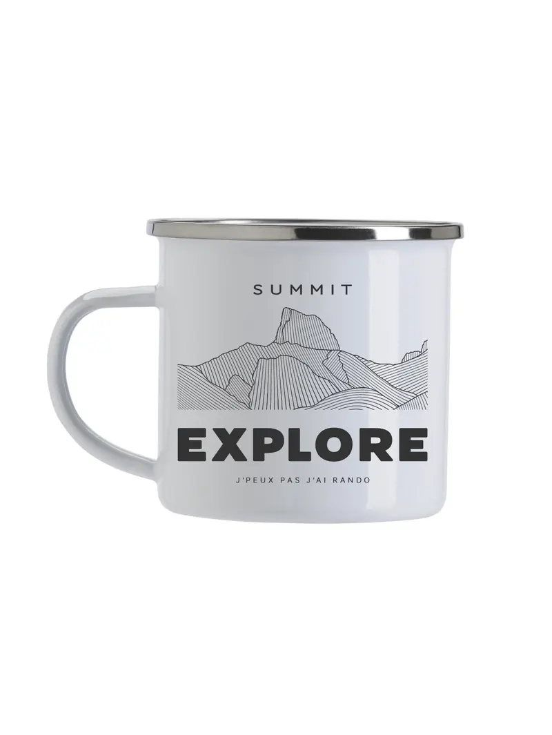 Mug Emaillé Mont Aiguille