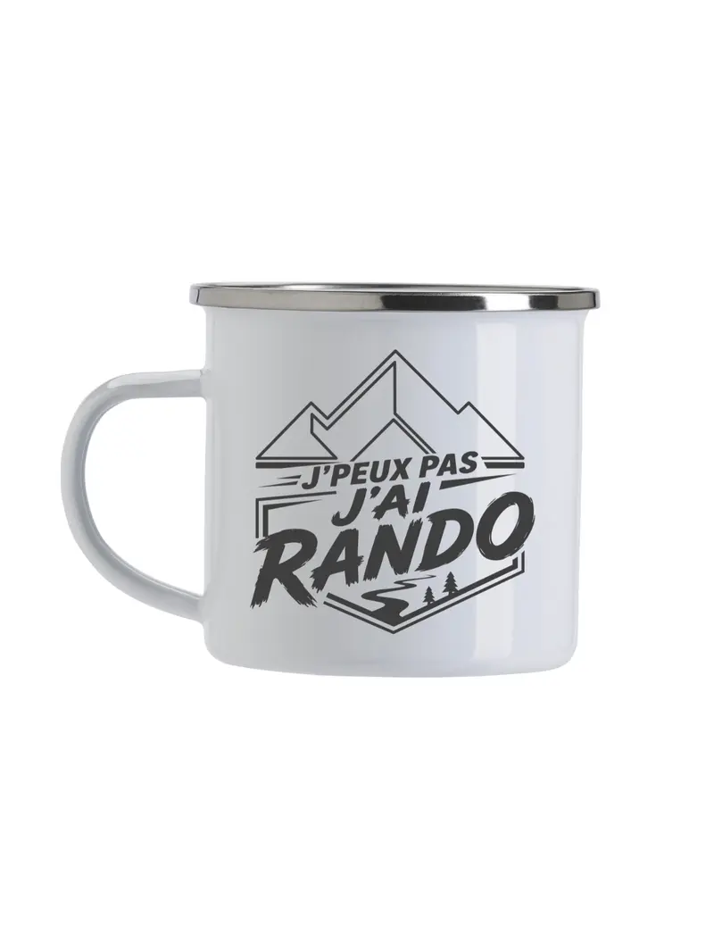 Mug j'peux pas j'ai rando