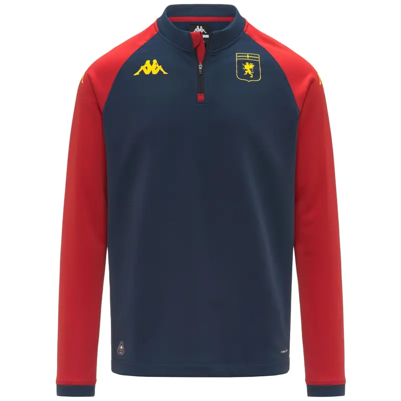 MUZIRA PRO GENOA - Fleece - Jumper - Man - Blue Dk-Red Blaze