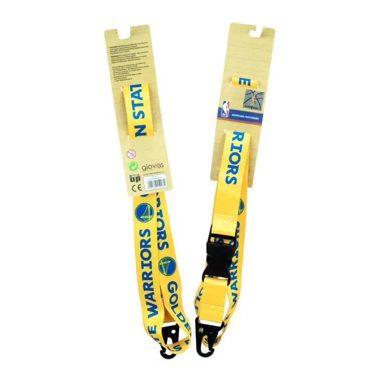 NBA Long Lanyard Porte Clés Golden State Warriors