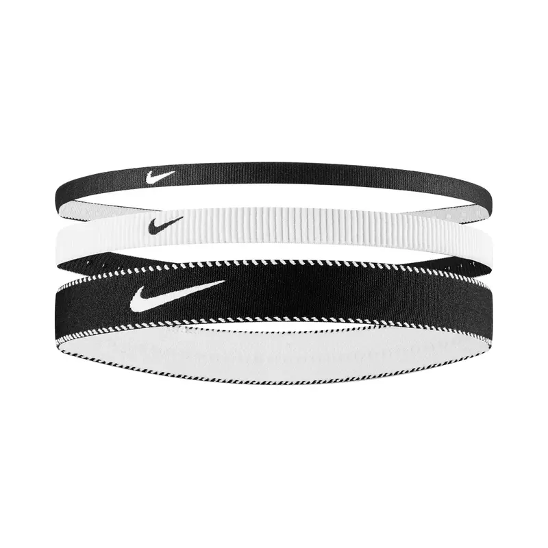 Nike Flex Classic Mixed Bandeau Pack De 3-Noir,Blanc