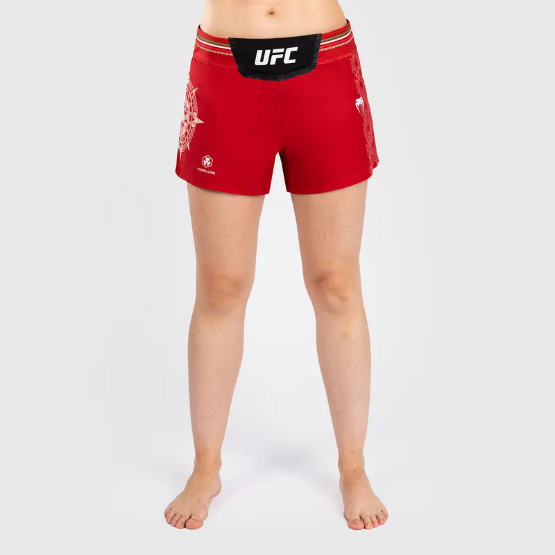 Noche UFC by Venum Authentic Fight Night Short de Combat pour femme - Rouge