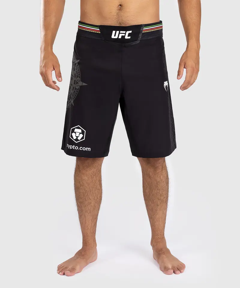 Noche UFC by Venum Authentic Fight Night Short de Combat pour homme - Coupe Longue - Noir