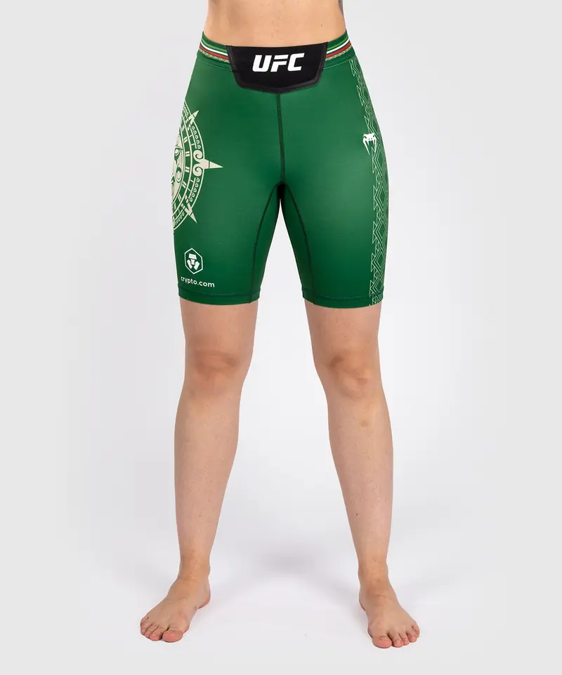 Noche UFC by Venum Authentic Fight Night Short de compression pour Femmes - Coupe Longue - Vert