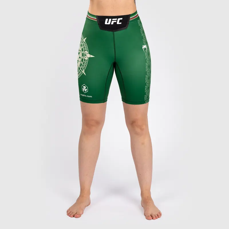 Noche UFC by Venum Authentic Fight Night Short de compression pour Femmes - Coupe Longue - Vert