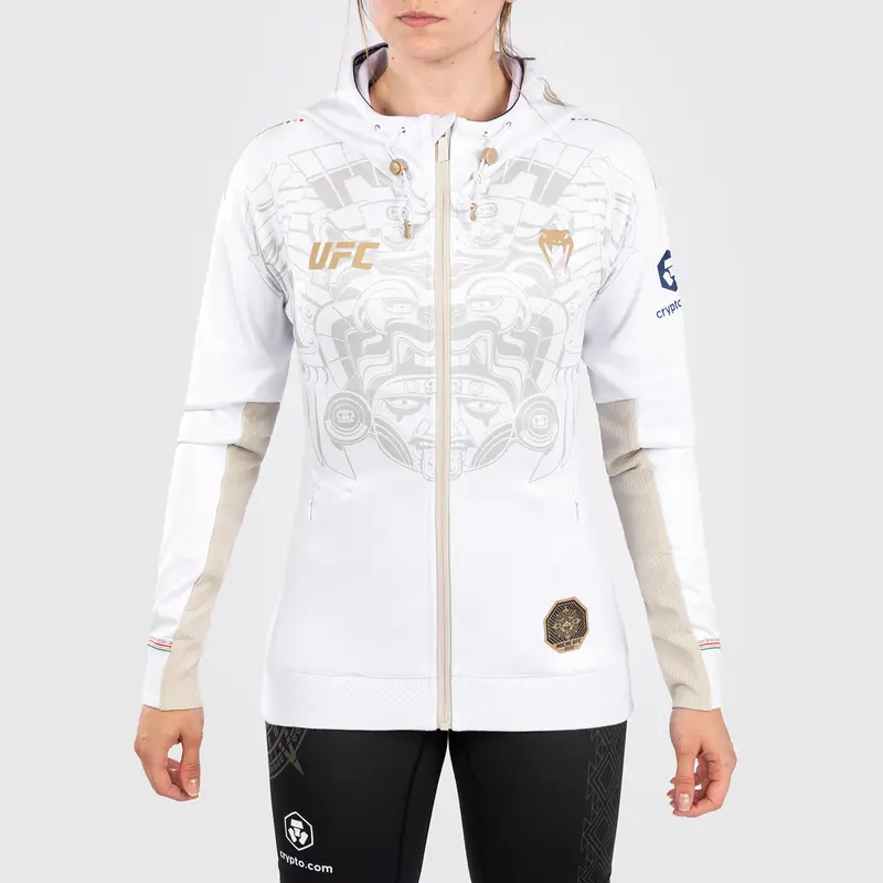 Noche UFC by Venum Authentic Fight Night Sweat à capuche pour femme - Blanc