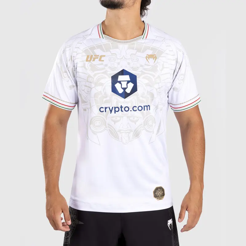 Noche UFC by Venum Authentic Fight Night T-shirt Dry Tech pour homme - Blanc