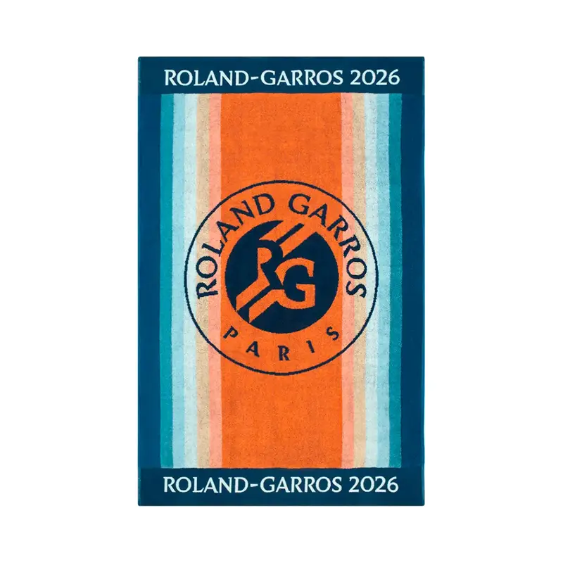 Official Player Towel 70X105 Serviette - orange, bleu foncé