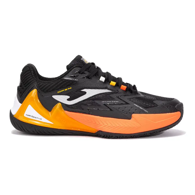 Open Chaussures padel Hommes - noir, orange