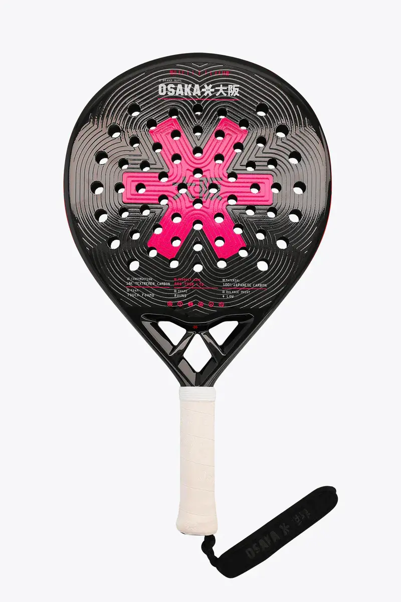OSAKA PADEL RACKET- PRO TOUR LTD - CONTROL | POMPEIAN RED