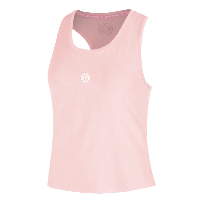 Out of Control Racerback Débardeur tank top Femmes - rosé, blanc