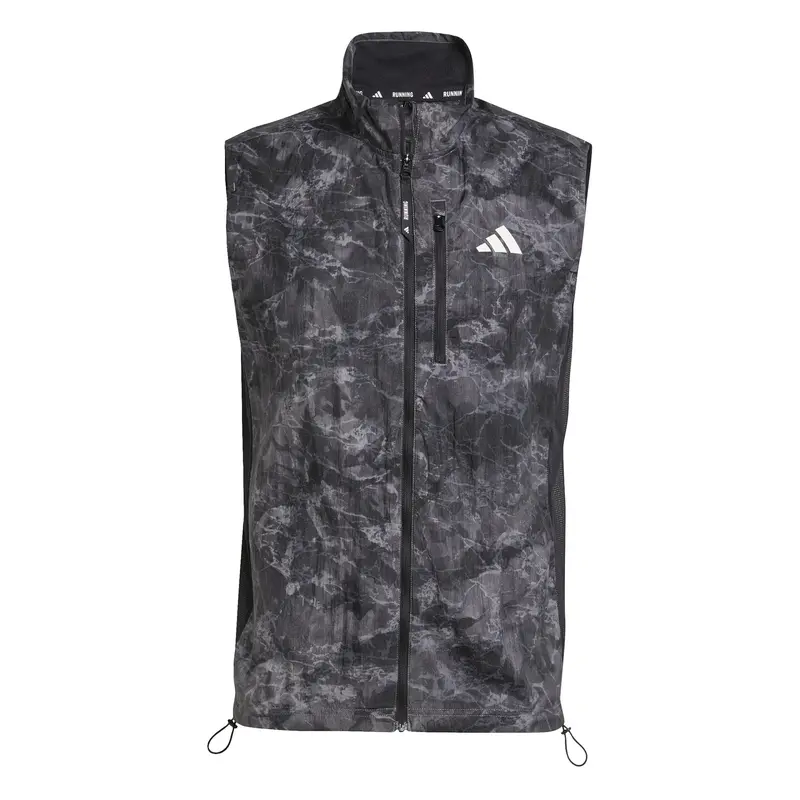Own The Run Gilets De Course Hommes-Gris,Noir