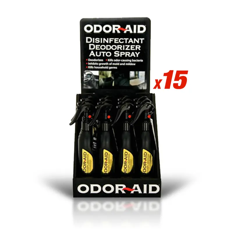 Pack 15 x Spray Odor Aid  210 ml - Noir