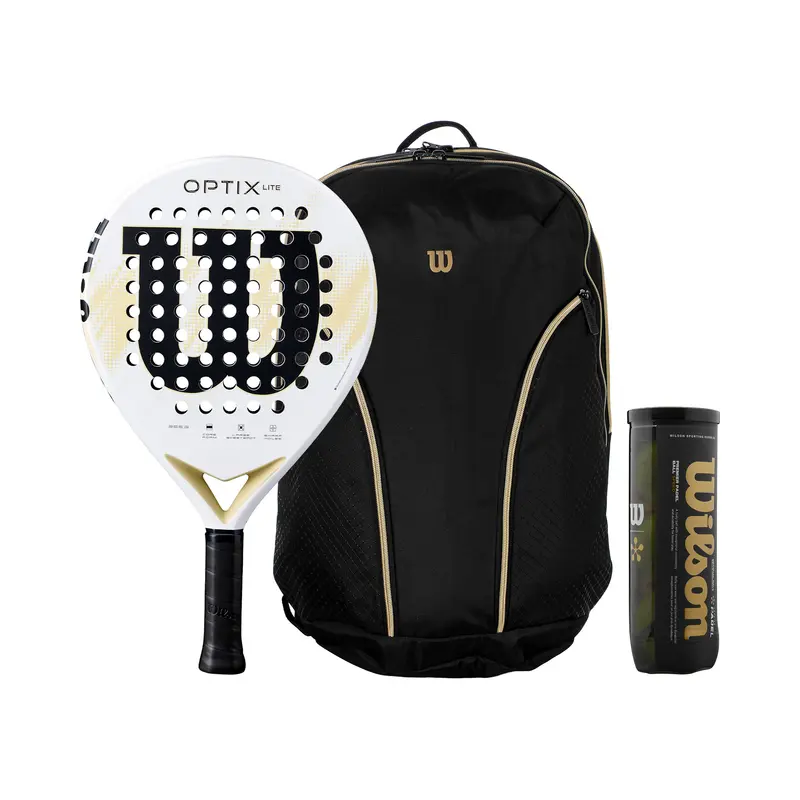Pack de 3 Optix V2 Lite + tube de balles, + sac de tennis