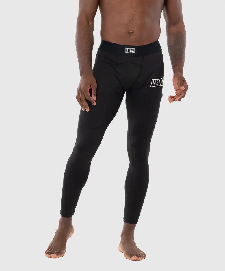 Pantalon De Compression Metal Boxe - Noir