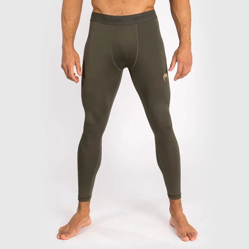 Pantalon de compression pour hommes Venum Contender - Kaki