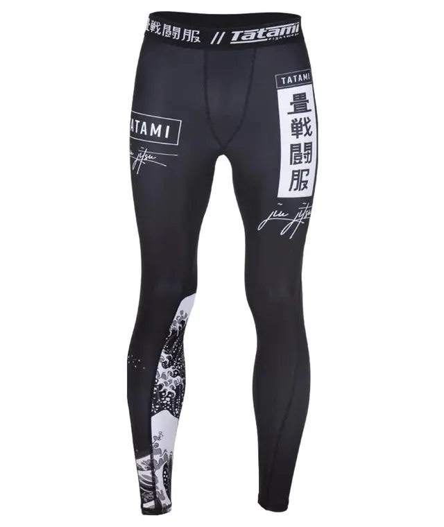 PANTALON DE COMPRESSION TATAMIFIGHTWEAR KANAGAWA - NOIR